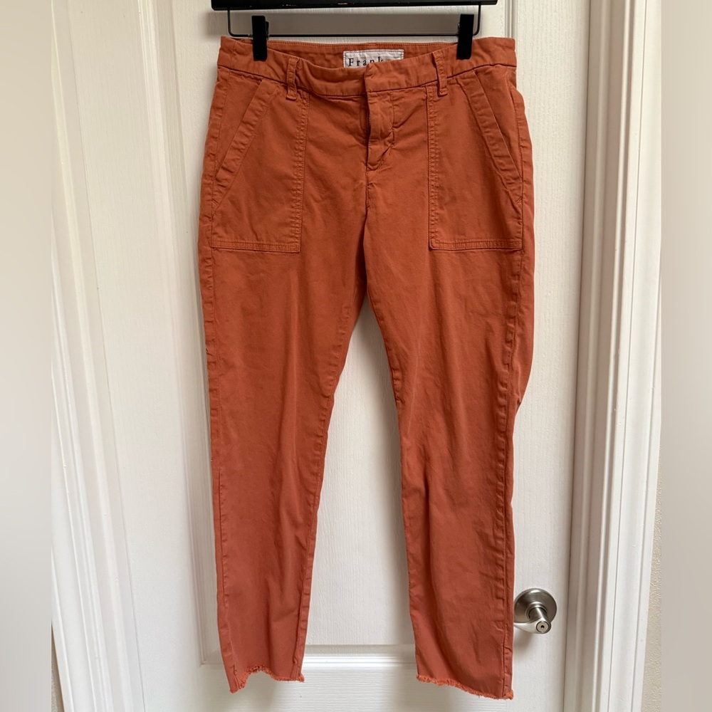 Frank & Eileen Cotton Twill Raw Edge Pant